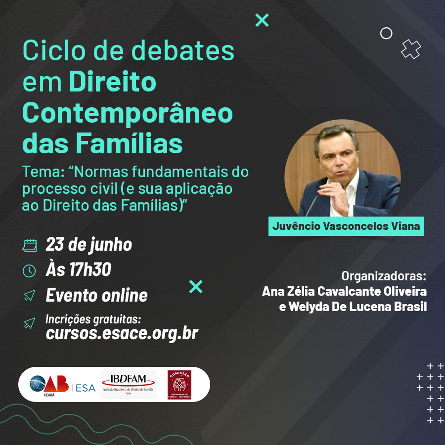 Ciclo De Debates Em Direito Contempor Neo Das Fam Lias Palestra Normas