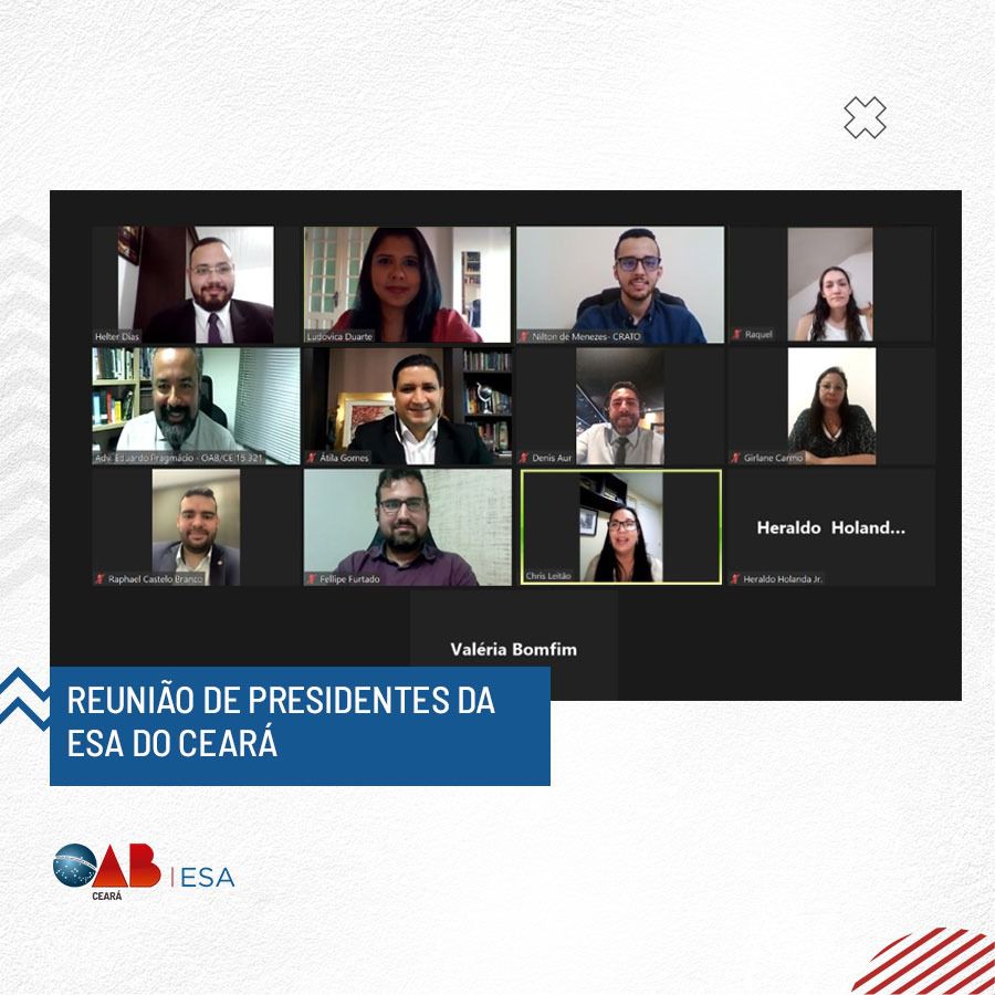 Reunião de Presidentes da ESA Ceará