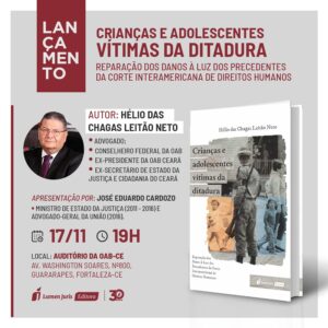 Lançamento de livro Hélio Leitão