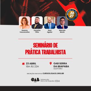 SEMINÁRIO DE PRÁTICA TRABALHISTA