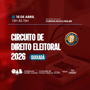 CIRCUITO DE DIREITO ELEITORAL 2026 | QUIXADÁ