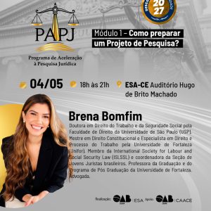 2ª Edição do Programa de Aceleração à Pesquisa Jurídica