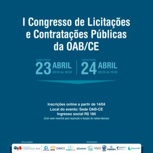 I Congresso de Licitações e Contratações Públicas da OAB/CE