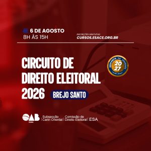 CIRCUITO DE DIREITO ELEITORAL 2026 - Cariri Oriental