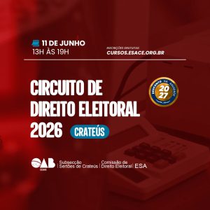 CIRCUITO DE DIREITO ELEITORAL 2026 | Sertões de Crateús