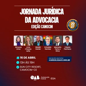 Jornada Jurídica da Advocacia — Edição Camocim