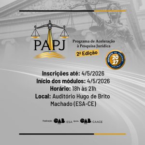 Programa de Aceleração à Pesquisa Jurídica - 2ª Edição