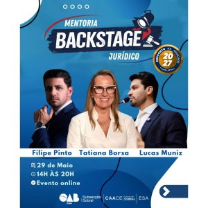 Mentoria Backstage Jurídico: Prática em direito Criminal