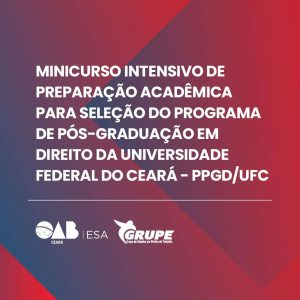 Minicurso Intensivo Preparatório para a Seleção do PPGD/UFC