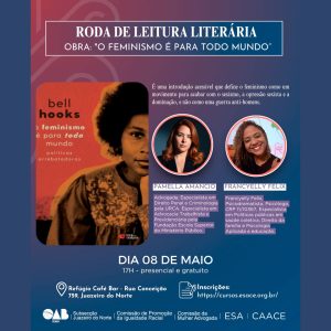 Roda de Leitura Literária - "Obra: o feminismo é para todo mundo."