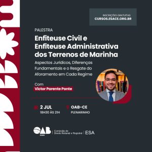 Enfiteuse Civil e Enfiteuse Administrativa dos Terrenos de Marinha