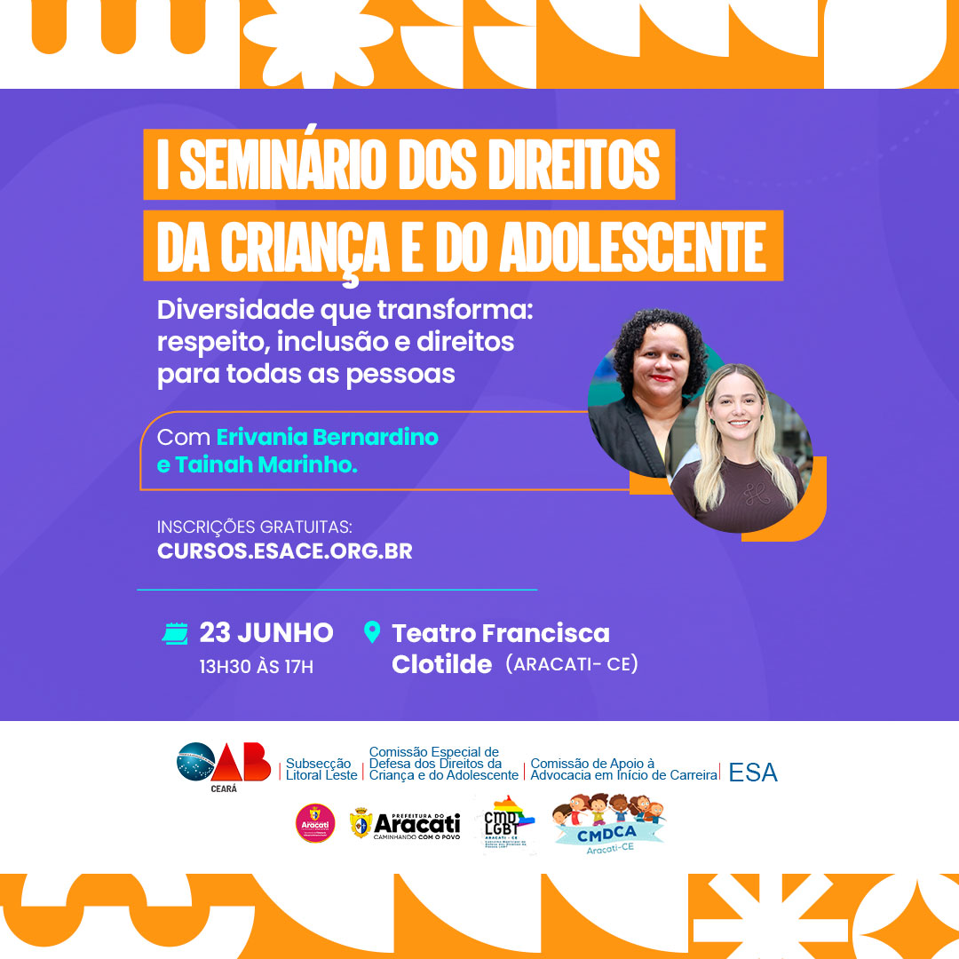 I SEMINÁRIO DOS DIREITOS DA CRIANÇA E DO ADOLESCENTE