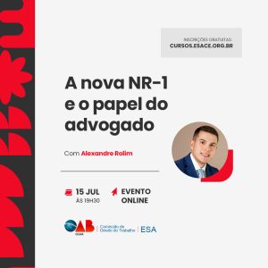 A nova NR-1 e o papel do advogado