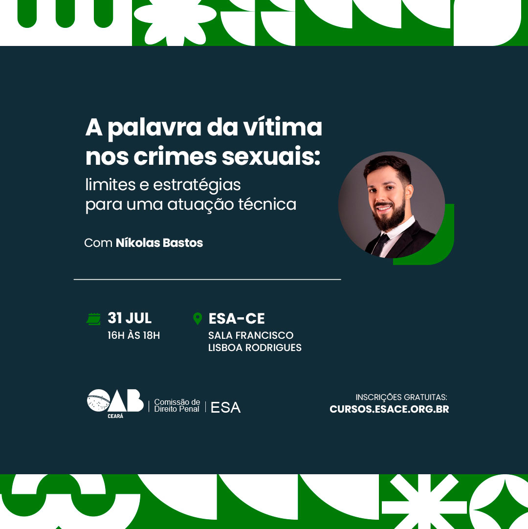A palavra da vítima nos crimes sexuais: limites e estratégias para uma atuação técnica.