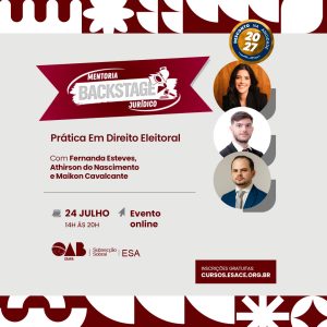 Mentoria Backstage Jurídico - PRÁTICA EM DIREITO ELEITORAL