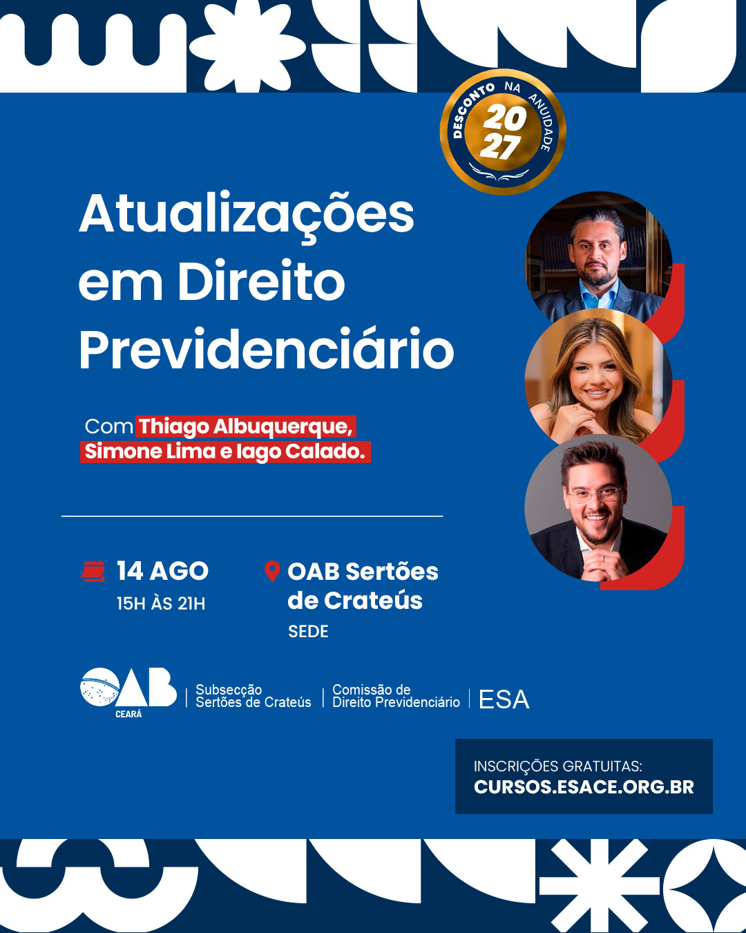 Atualizações em Direito Previdenciário.