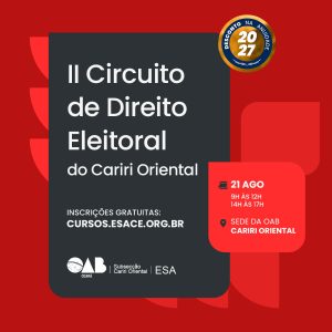 II Circuito de Direito Eleitoral do Cariri Oriental