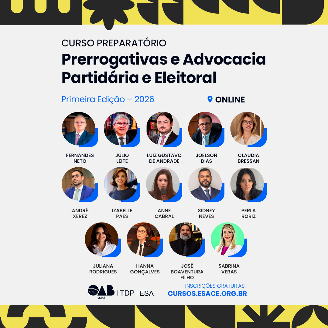 CURSO PREPARATÓRIO - Prerrogativas e Advocacia Partidária e Eleitoral Primeira Edição – 2026