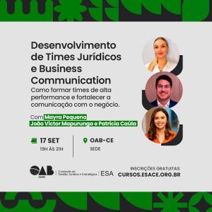 Desenvolvimento de Times Jurídicos e Business Communication