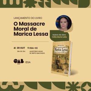 Lançamento de Livro : O Massacre Moral de Marica Lessa