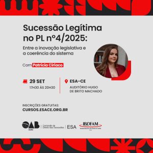 Sucessão Legítima no PL nº4/2025: Entre a inovação legislativa e a coerência do sistema