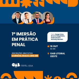 1ª IMERSÃO EM PRÁTICA PENAL