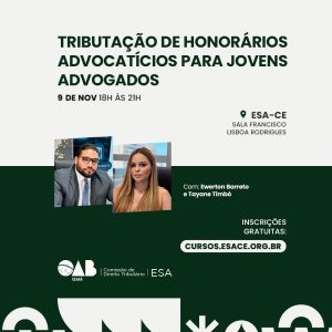 Tributação de honorários advocatícios para jovens advogados