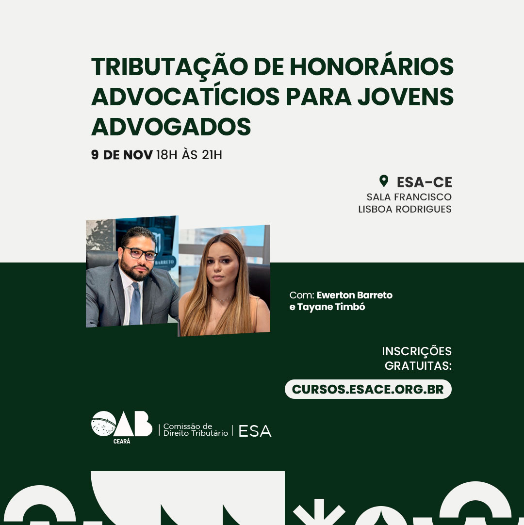 Tributação de honorários advocatícios para jovens advogados
